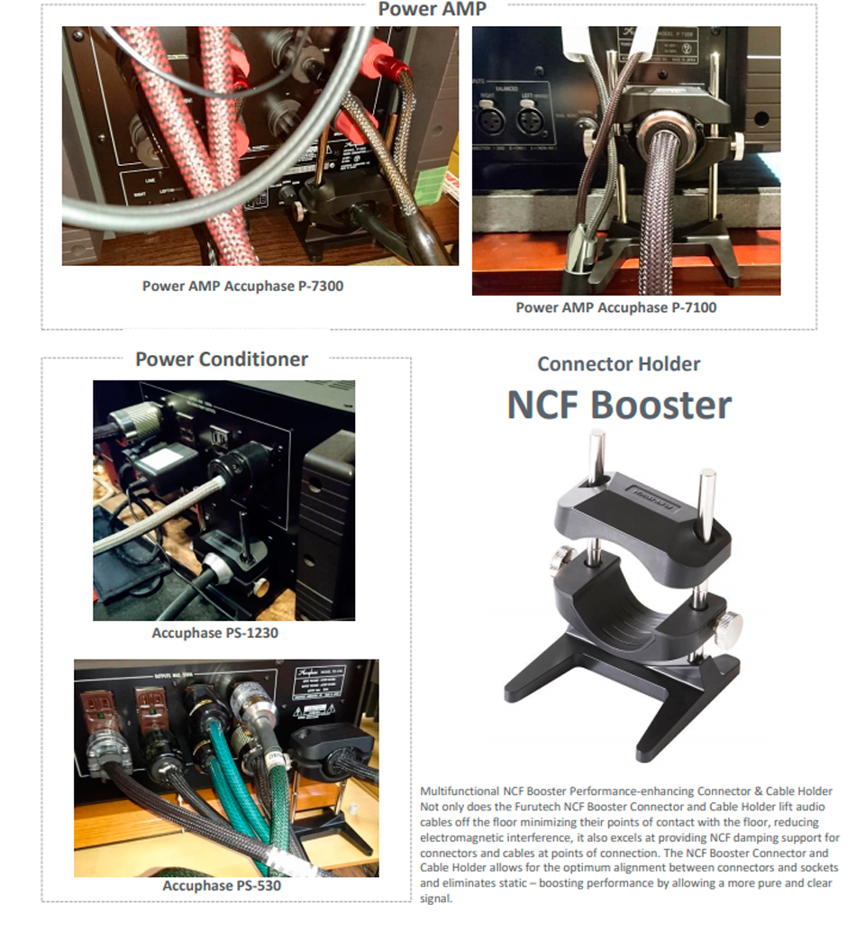 Furutech NCF Booster placement instructions
